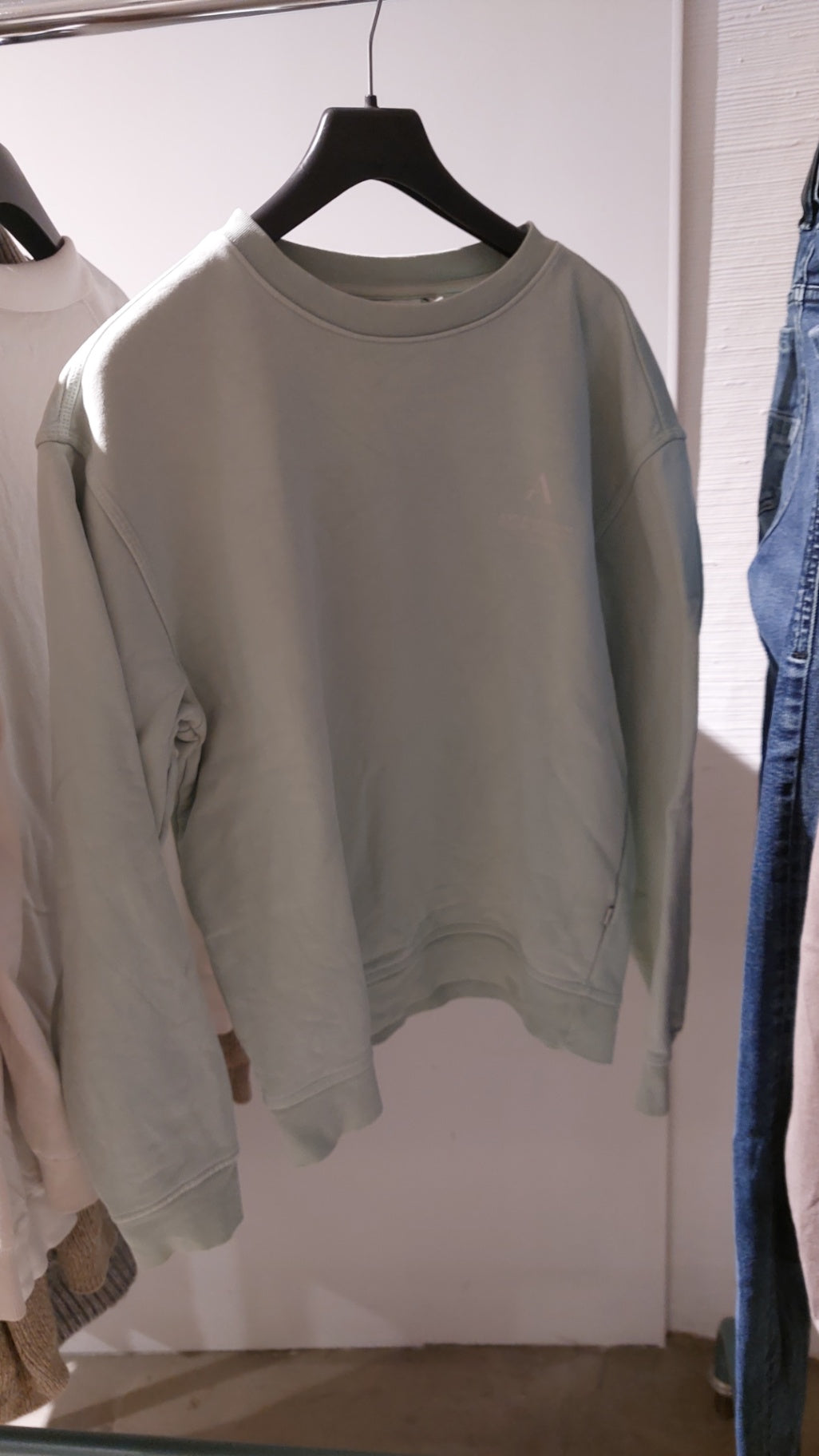 Anti Blue Pullover Hellgrün