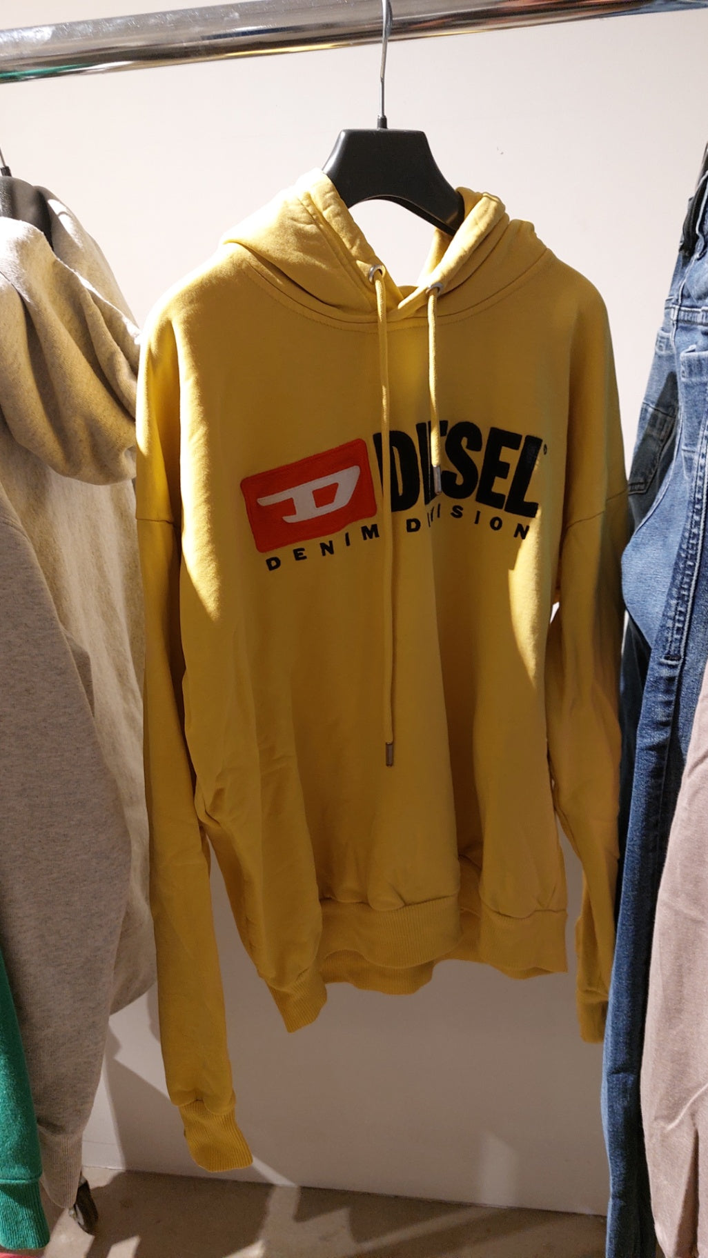Diesel Hoodie Gelb