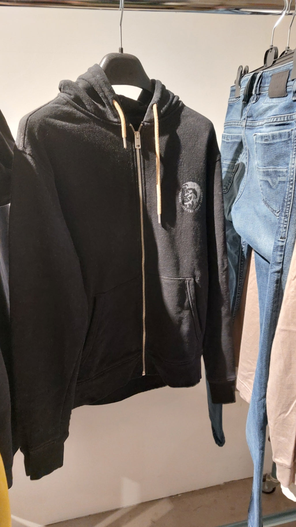Diesel Kapuzensweatshirt Schwarz