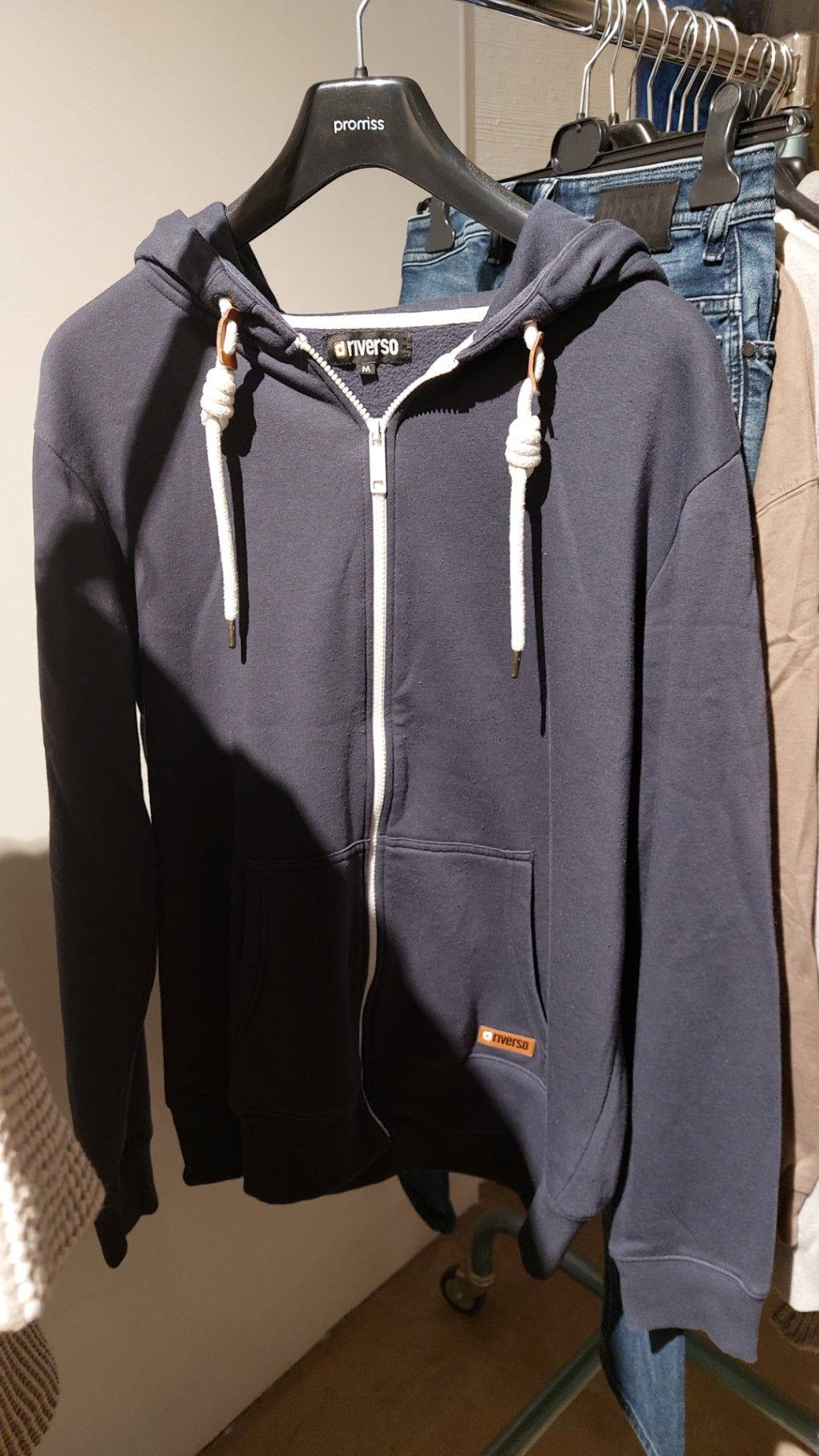 Riverso Kapuzenjacke Dunkelblau