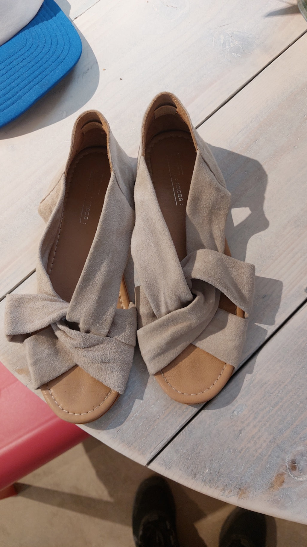 Zara Sandalen Beige