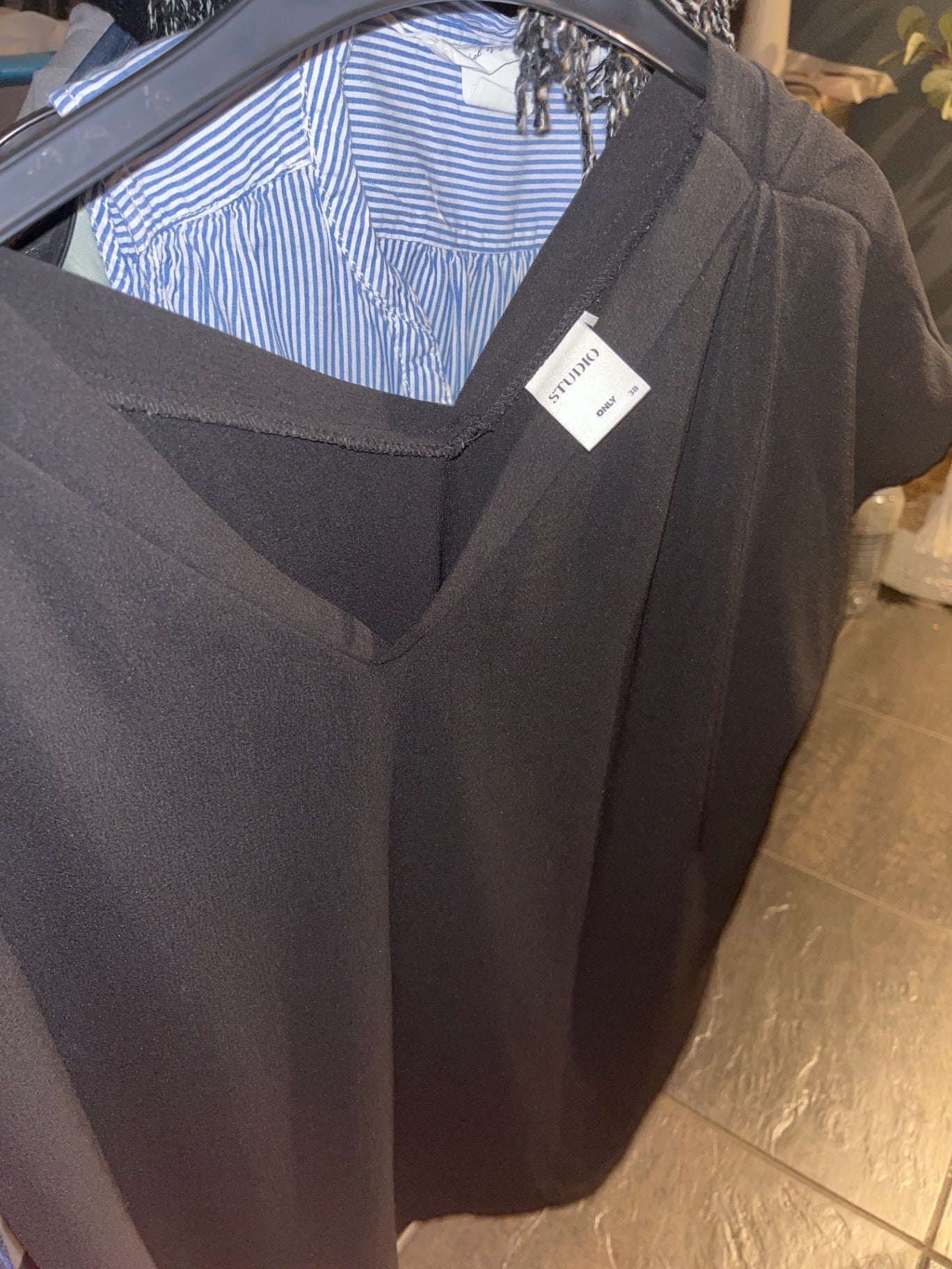 Studio Bluse Schwarz
