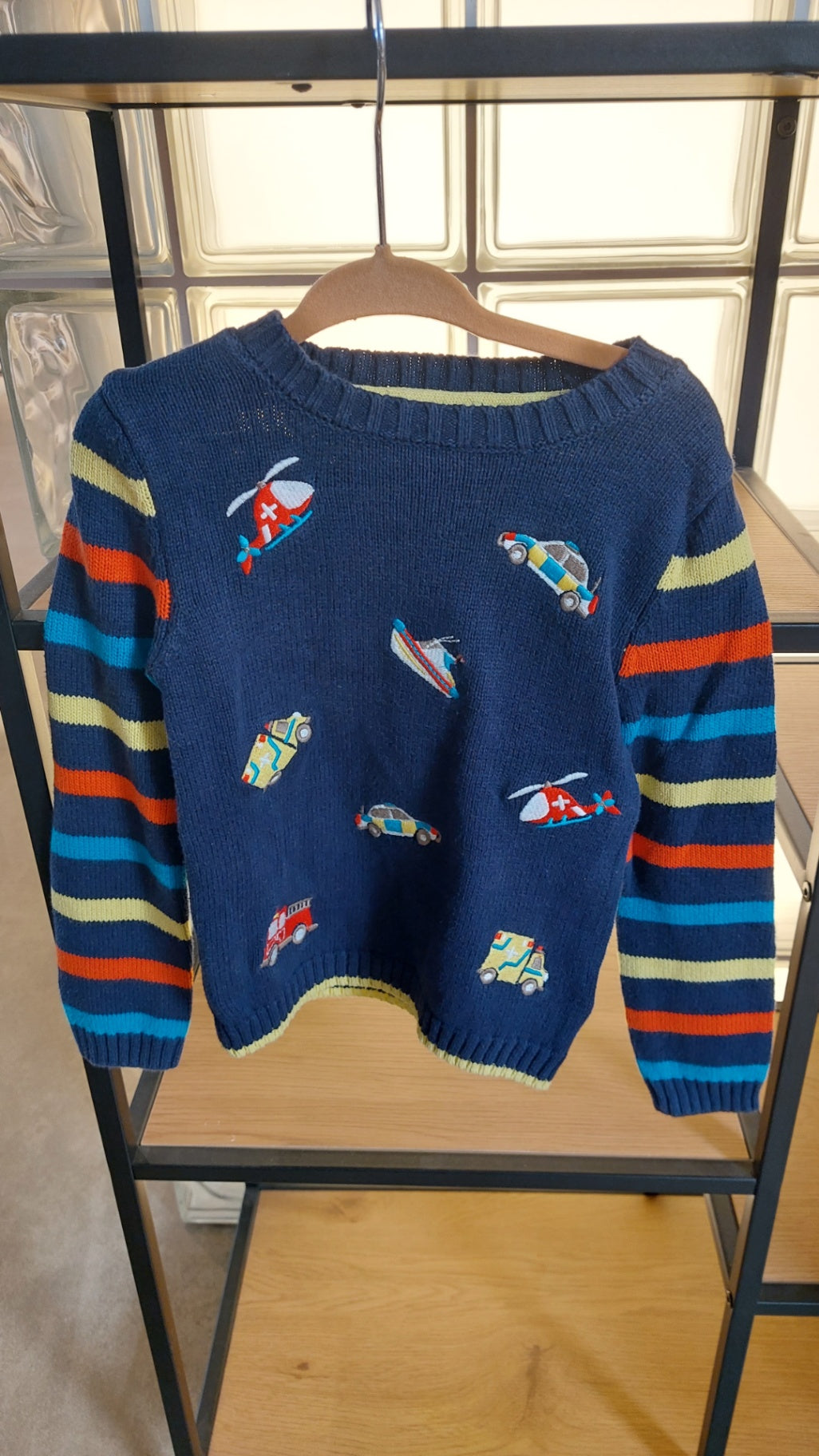 Ministry of Rascals Pullover Blau