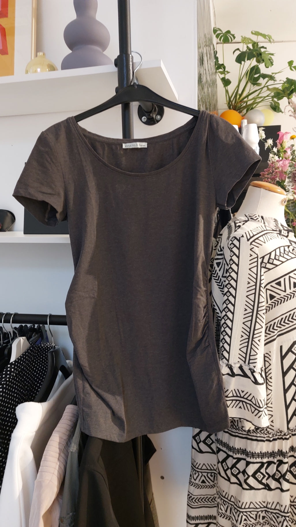Anna Field Mama T-Shirt Grau
