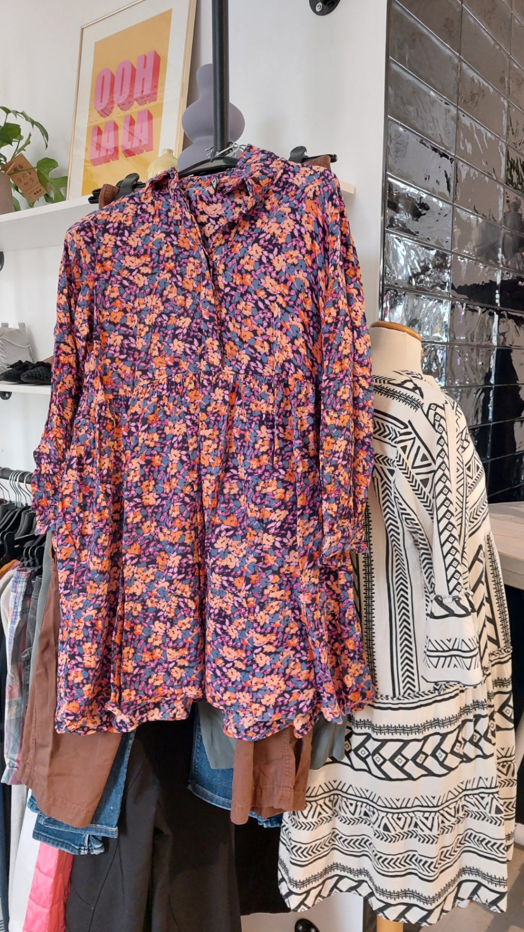 Pieces Kleid Mehrfarbig