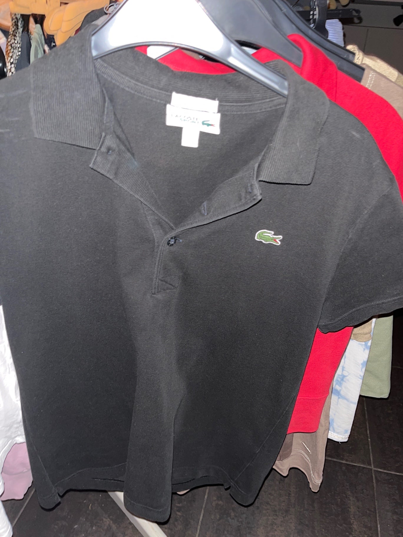 Lacoste Poloshirt Schwarz