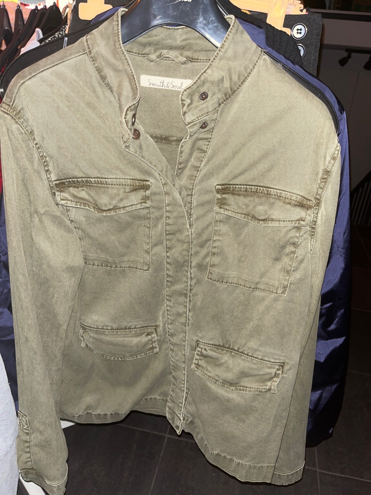 Smith & Soul Jacke Olivgrün