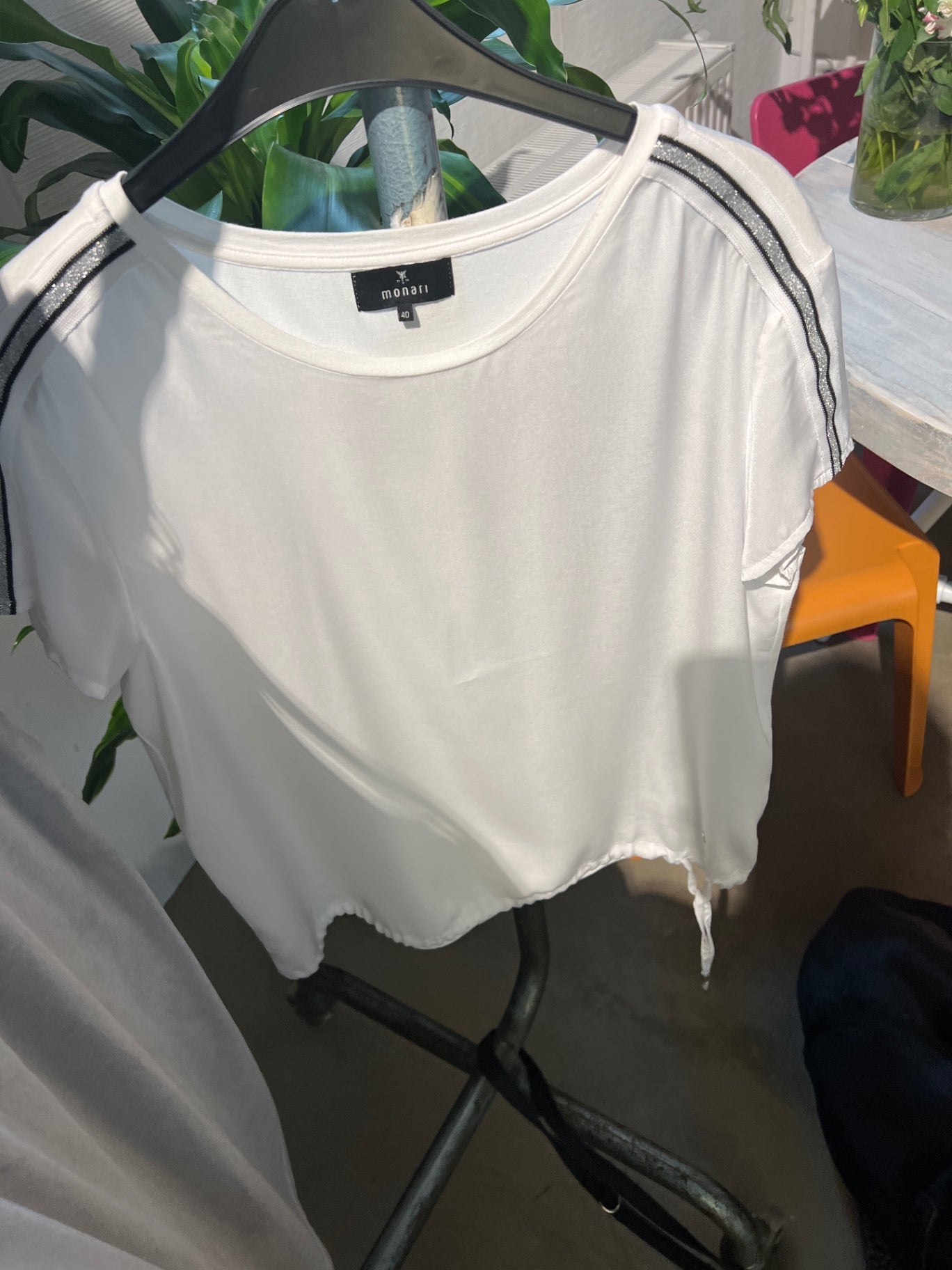 Monari T-Shirt Weiß
