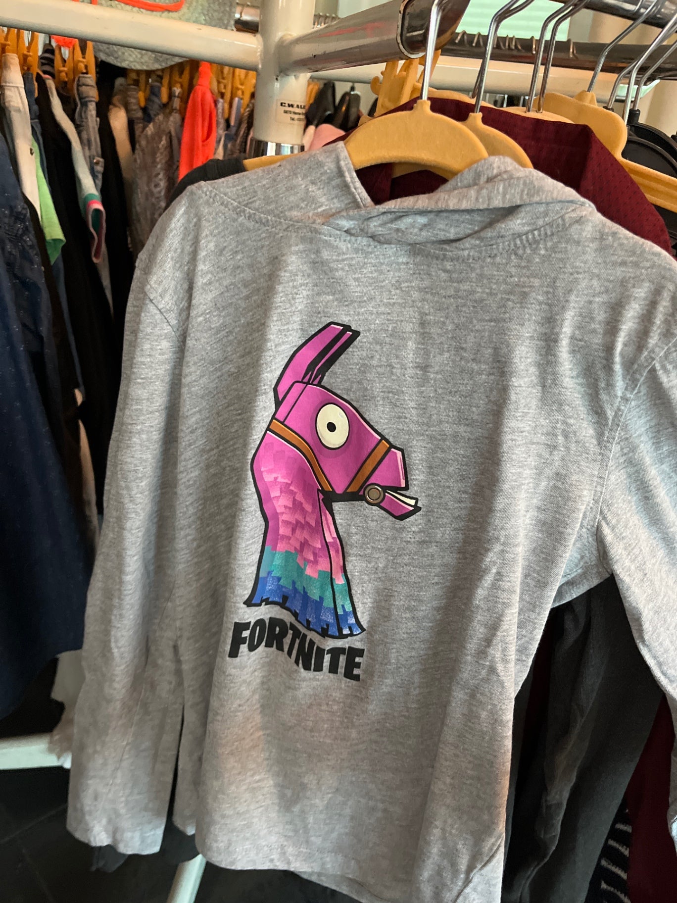 Fortnite Kapuzenshirt Grau