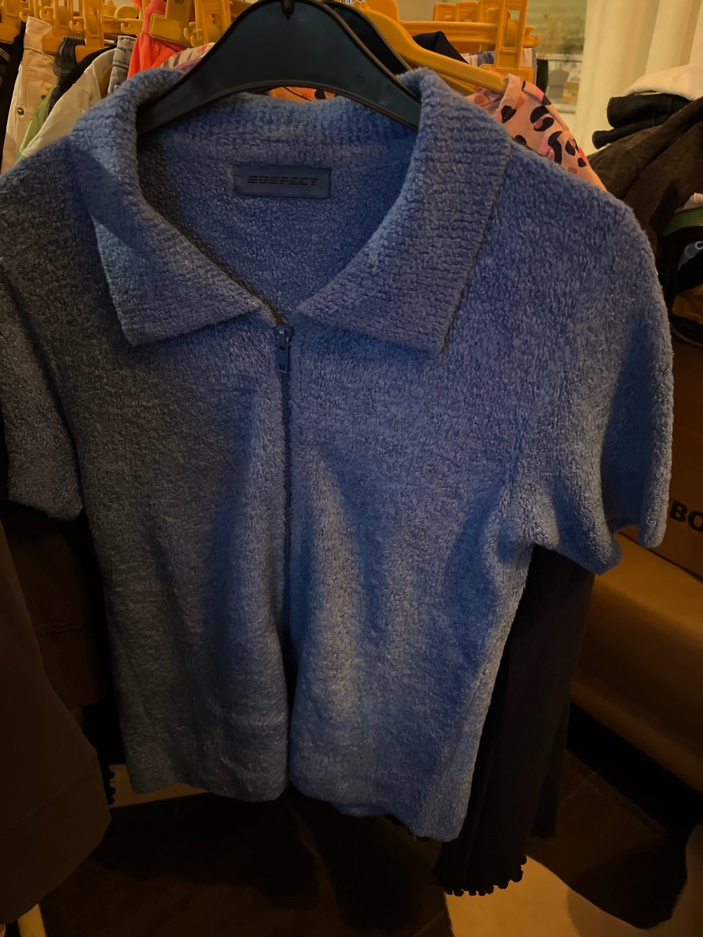Suspect Jacke Blau