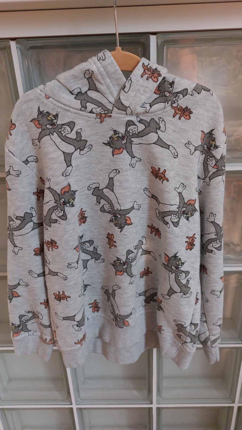 Tom & Jerry Kapuzensweatshirt Grau