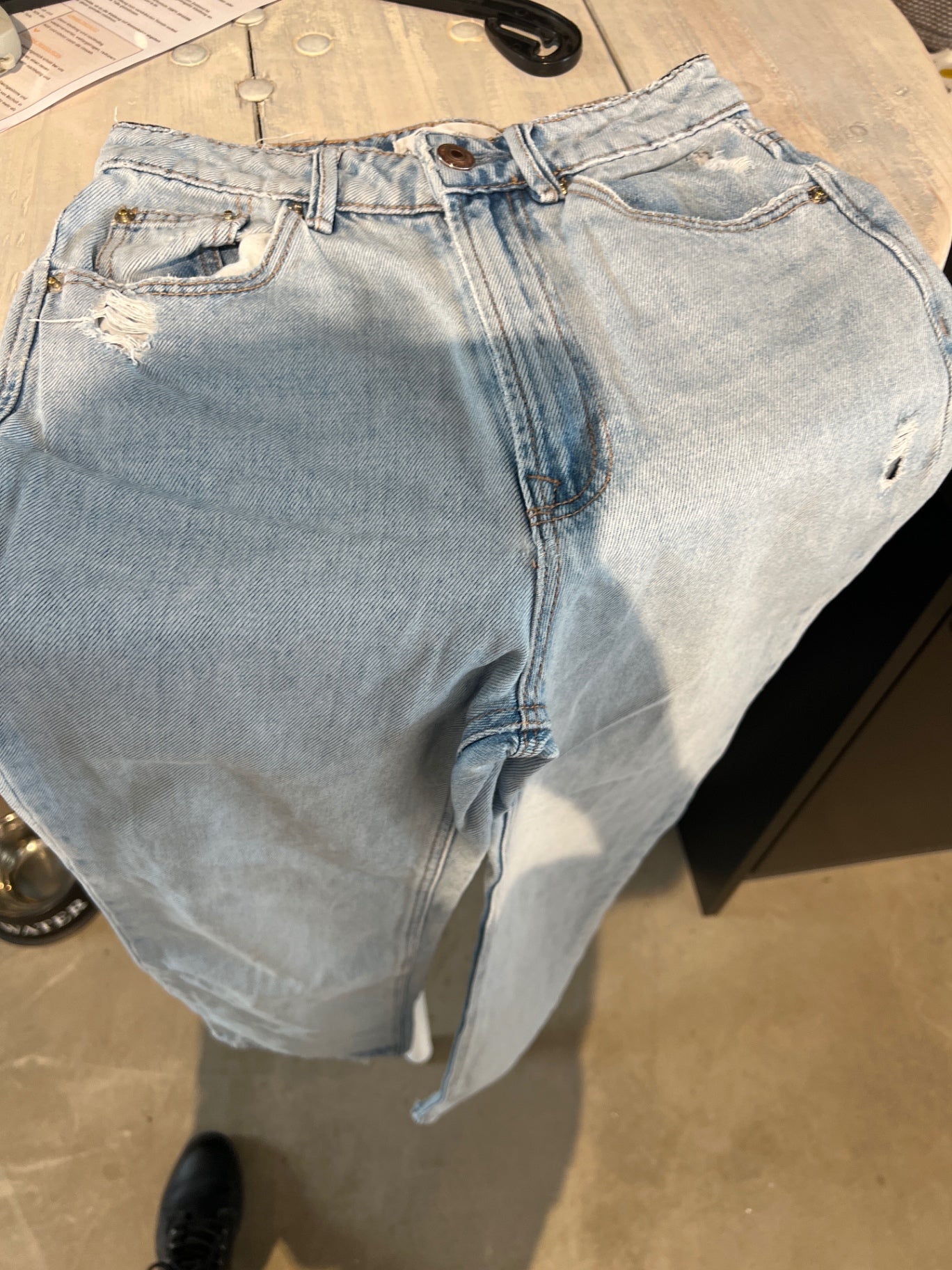 Stradivarius Jeans Hellblau