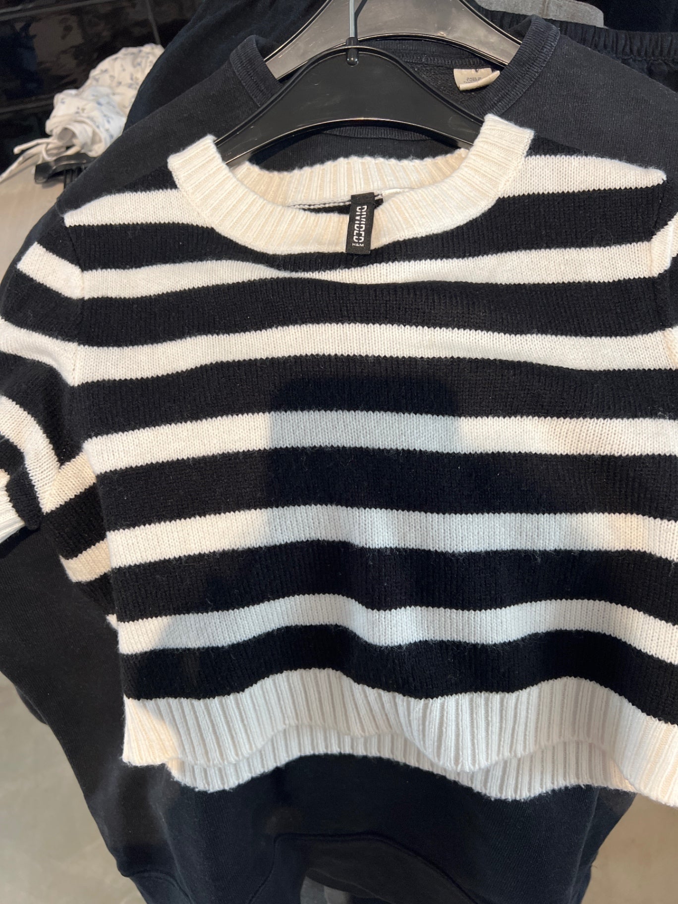 H&M Pullover Schwarz-Weiß