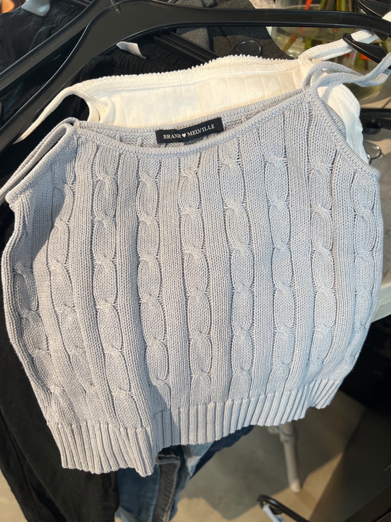 Brandy Melville Top Hellblau