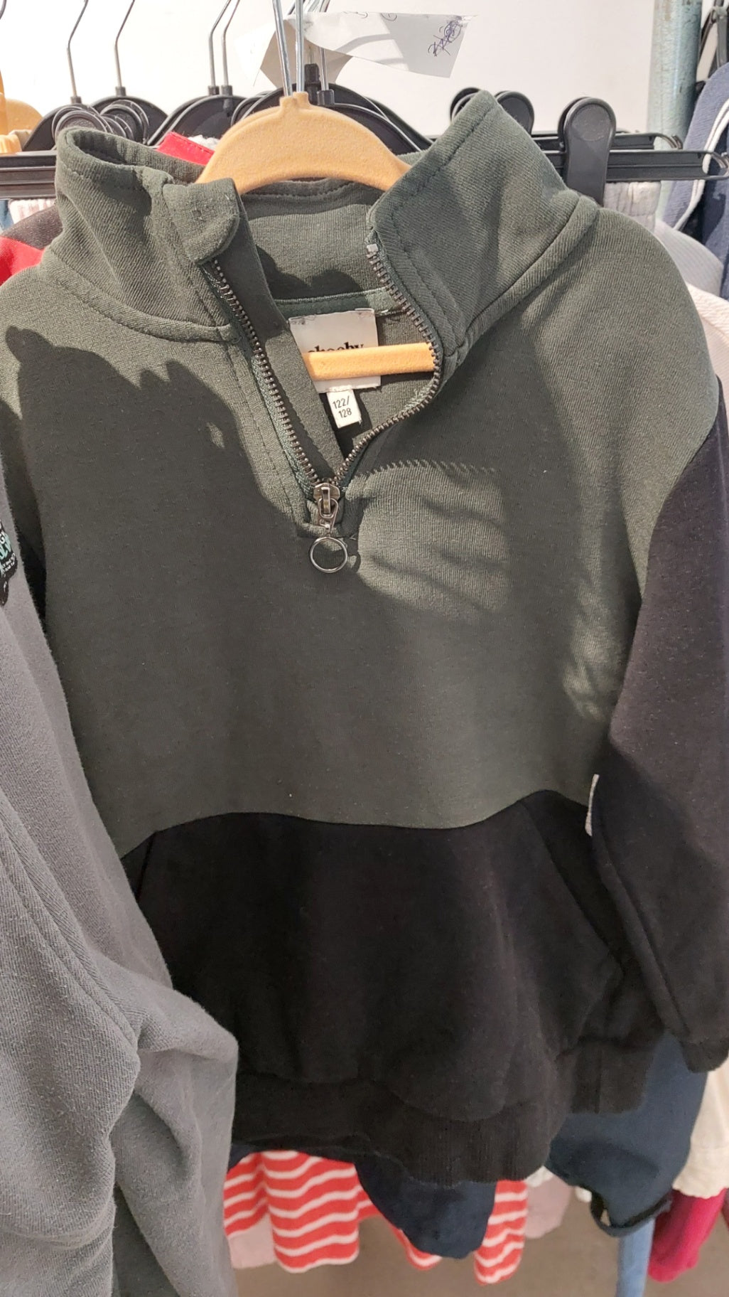 Shoeby Pullover Grün und Schwarz