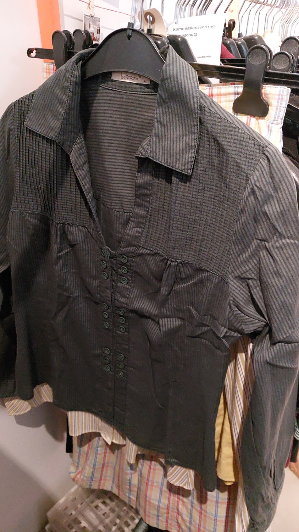 Intown Bluse Olivgrün