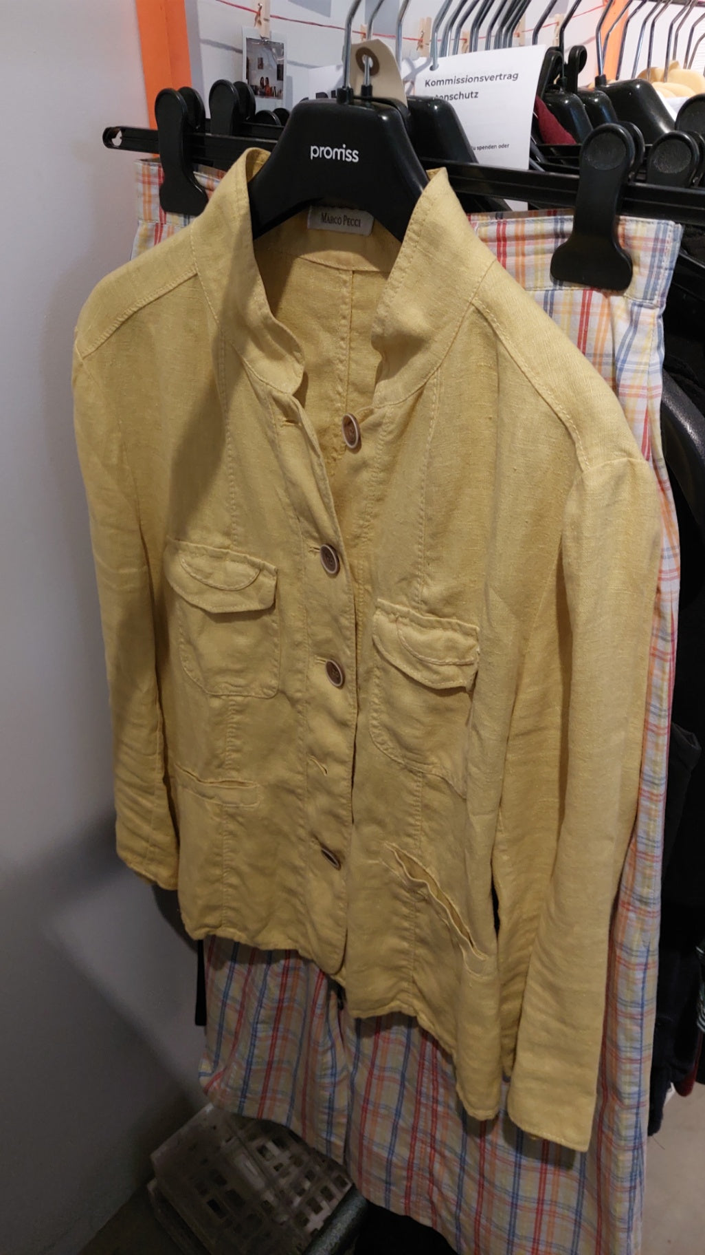 Marco Pecci Jacke Gelb