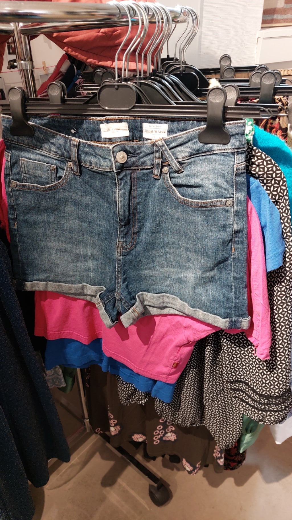 America Today Shorts Blau