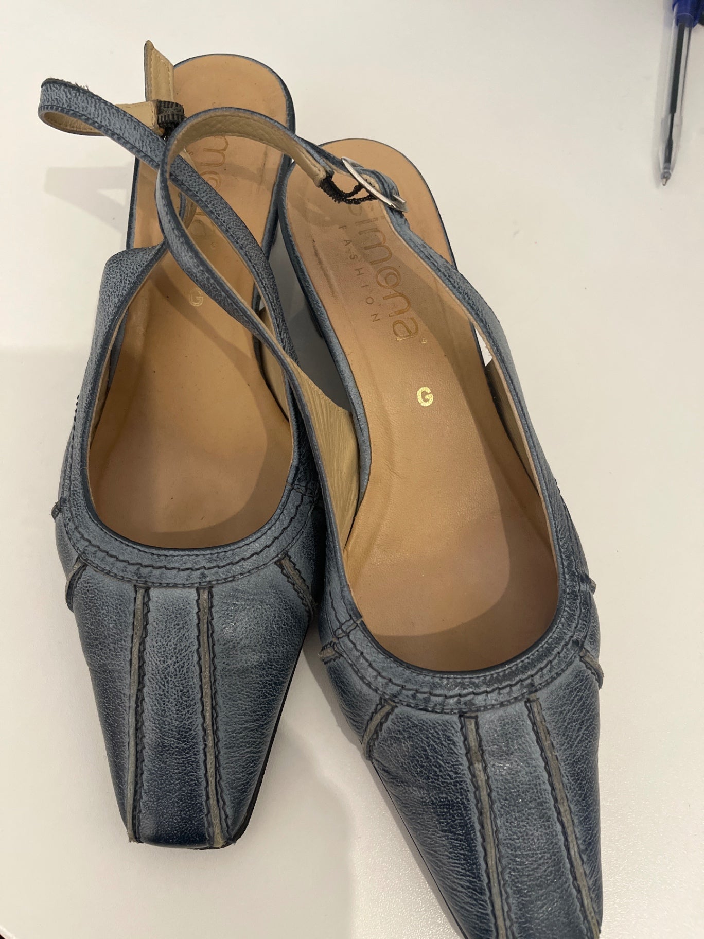 Simona Slingbacks Blau