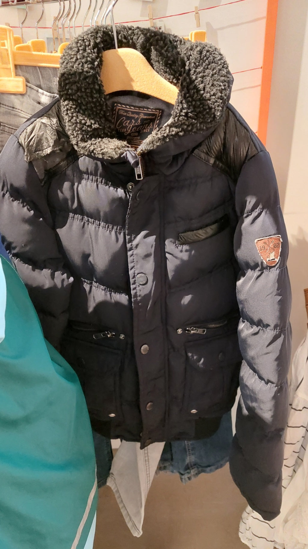 Cars Jeans Winterjacke Dunkelblau