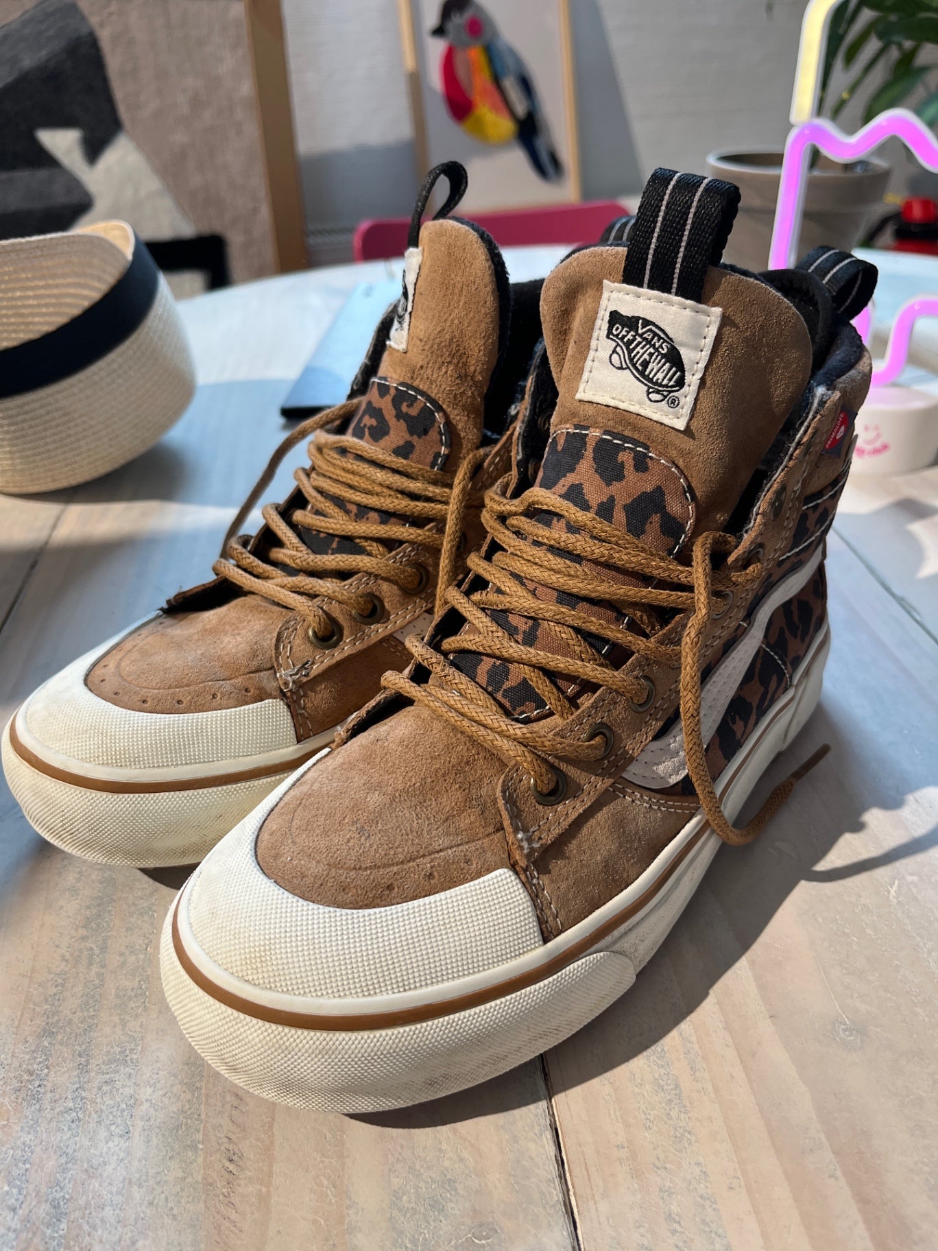 Vans Sneaker Braun und Weiß