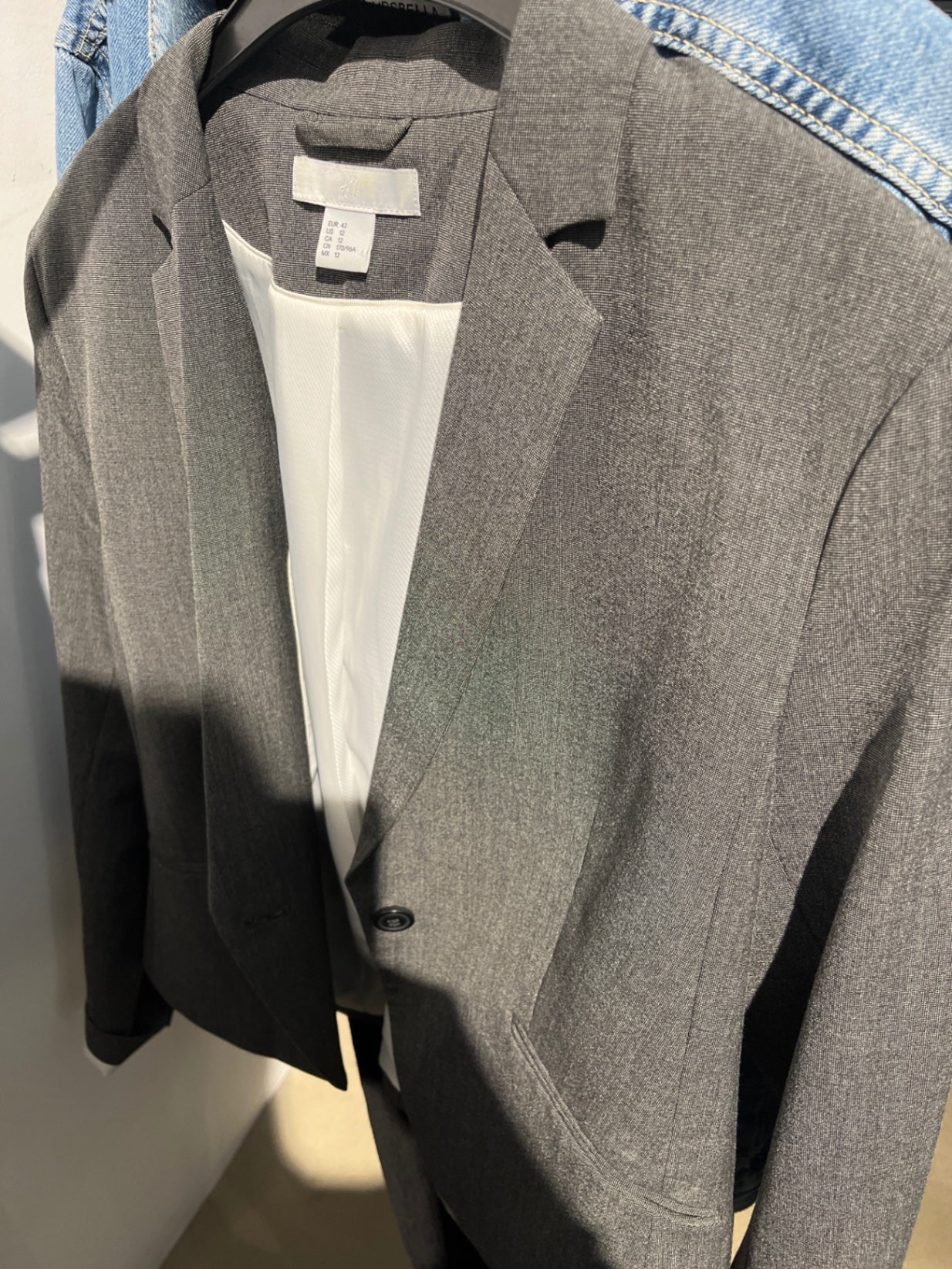 H&M Blazer Grau