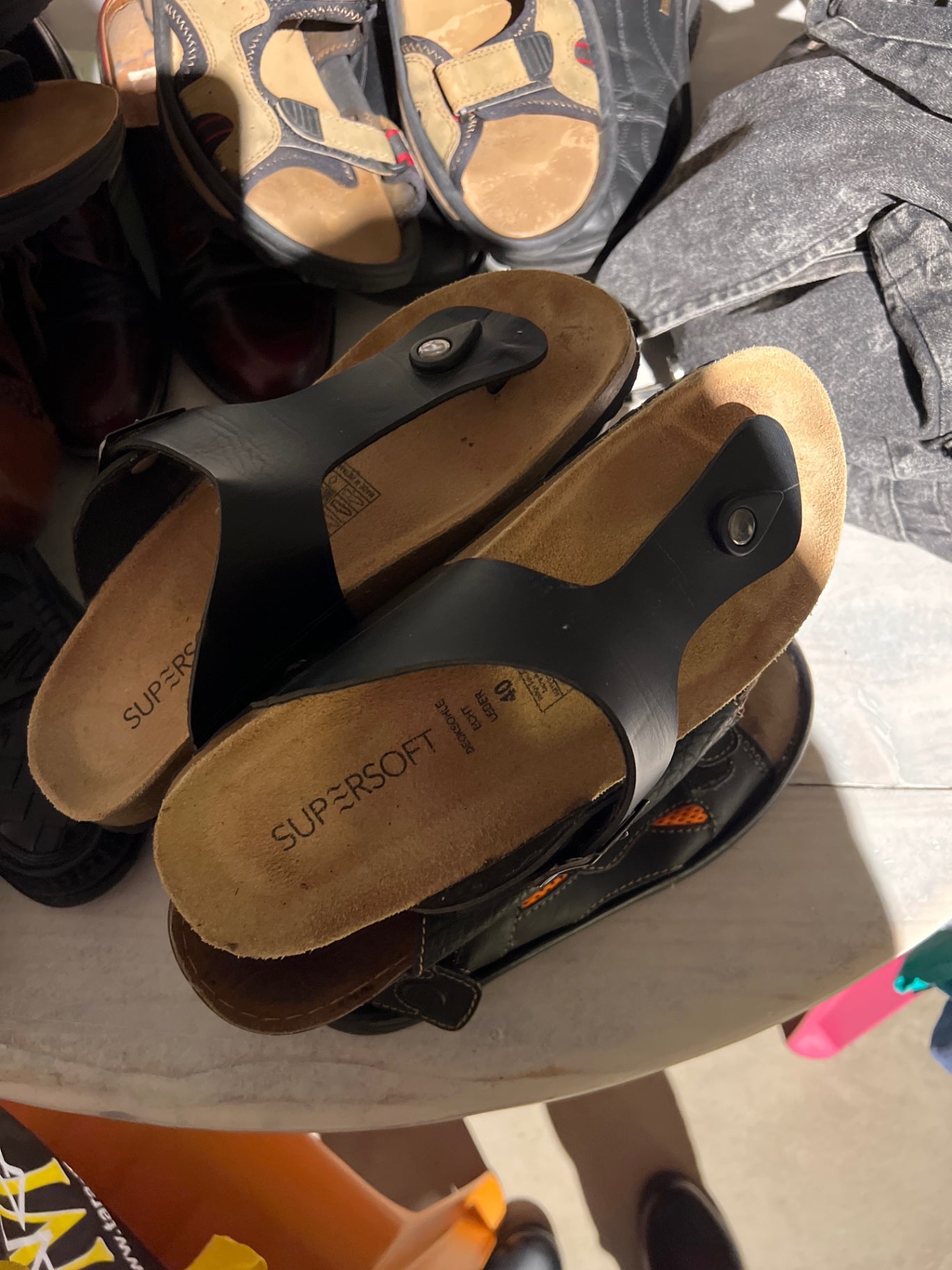 Supersoft Sandalen Schwarz