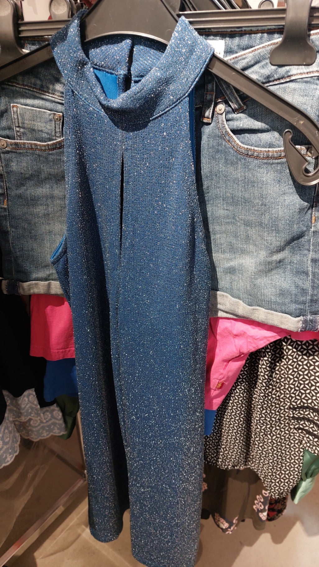Pieces Kleid Blau