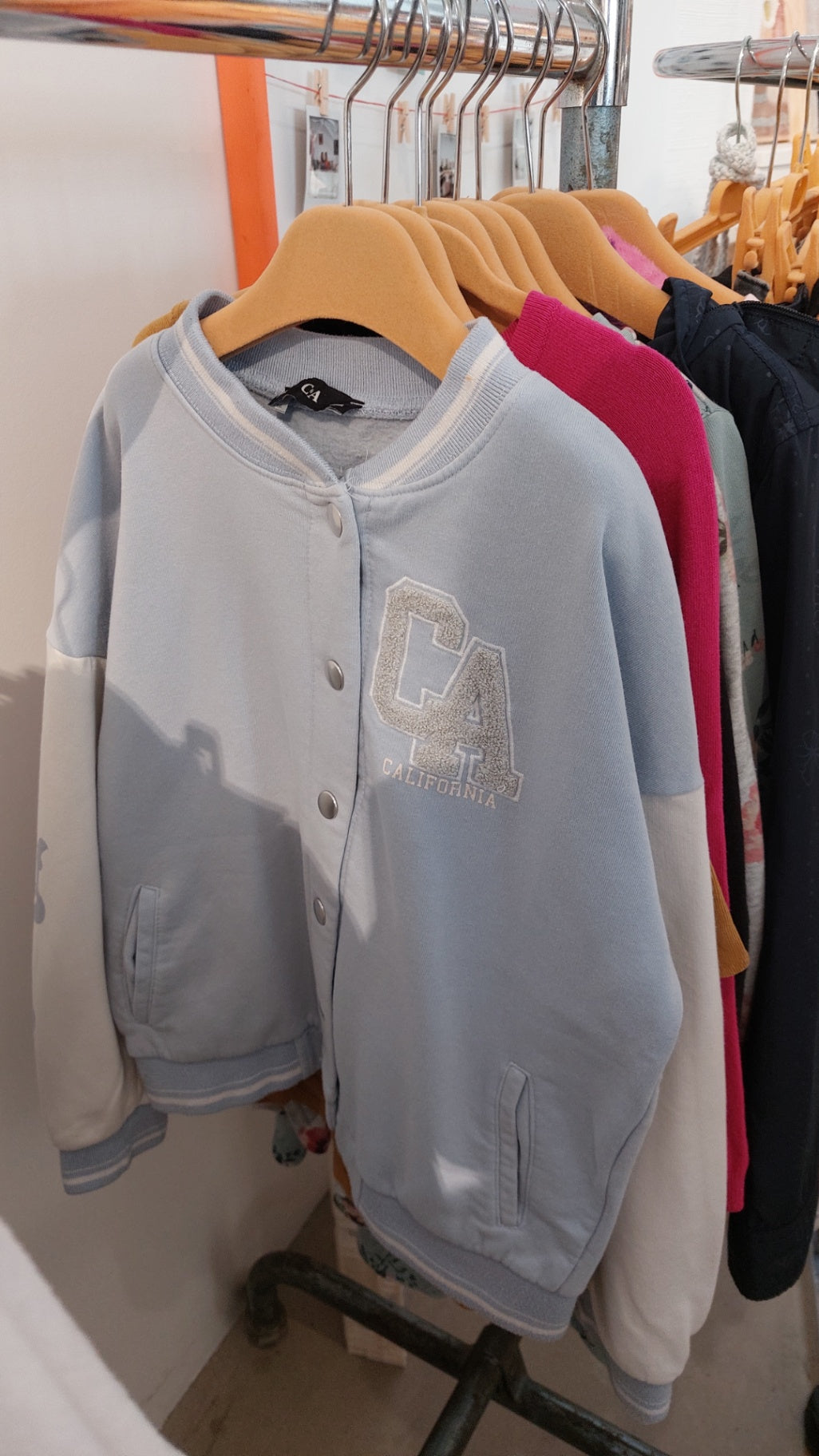 C&A Jacke Hellblau und Weiß