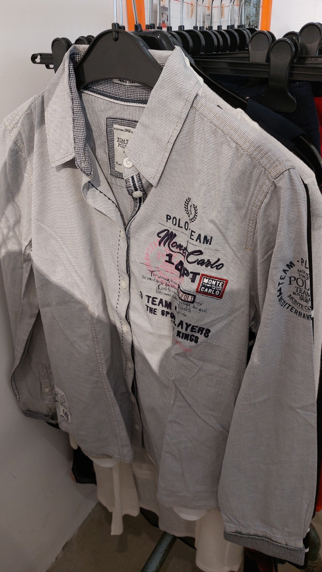 Tom Tailor Polo Team Hemd Grau