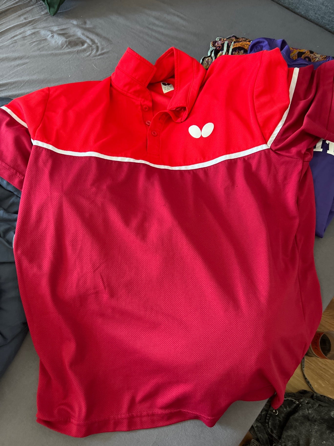 Butterfly Polohemd SPORT Rot