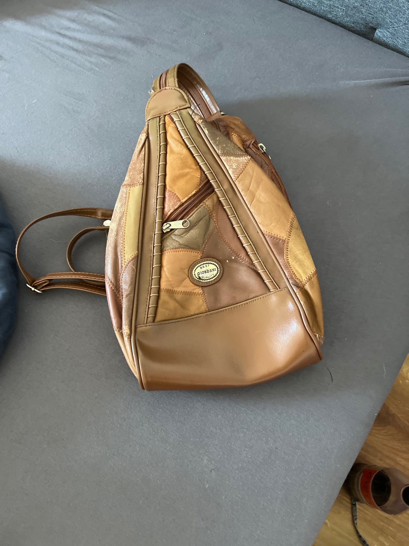 TRUE VINTAGE! Giordani Rucksack Braun REDUZIERT