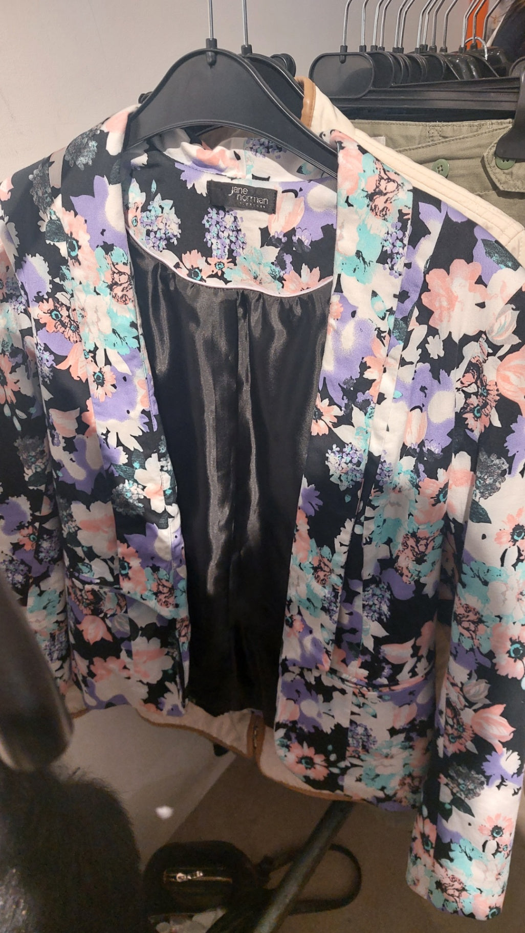 Jane Norman Blazer Mehrfarbig (Blumenmuster)