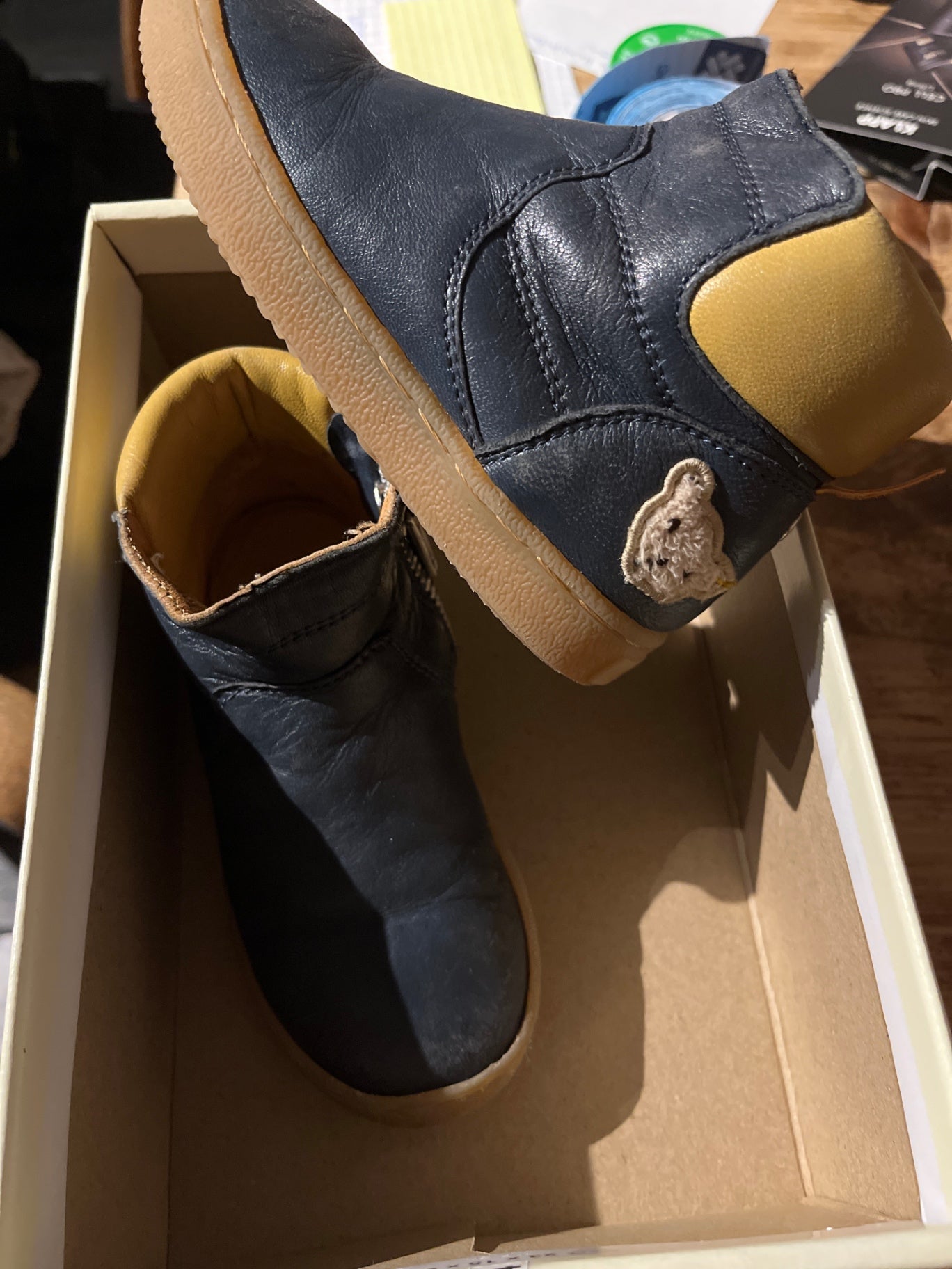 Steiff Kinderschuhe Dunkelblau