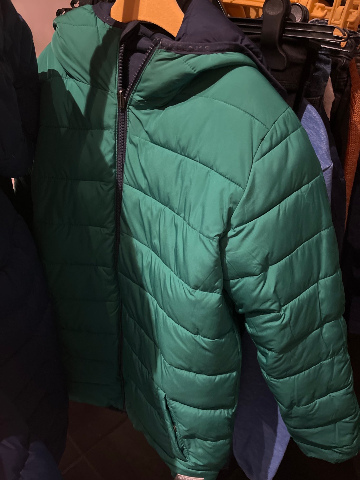 Superdry Wendejacke Grün, Blau