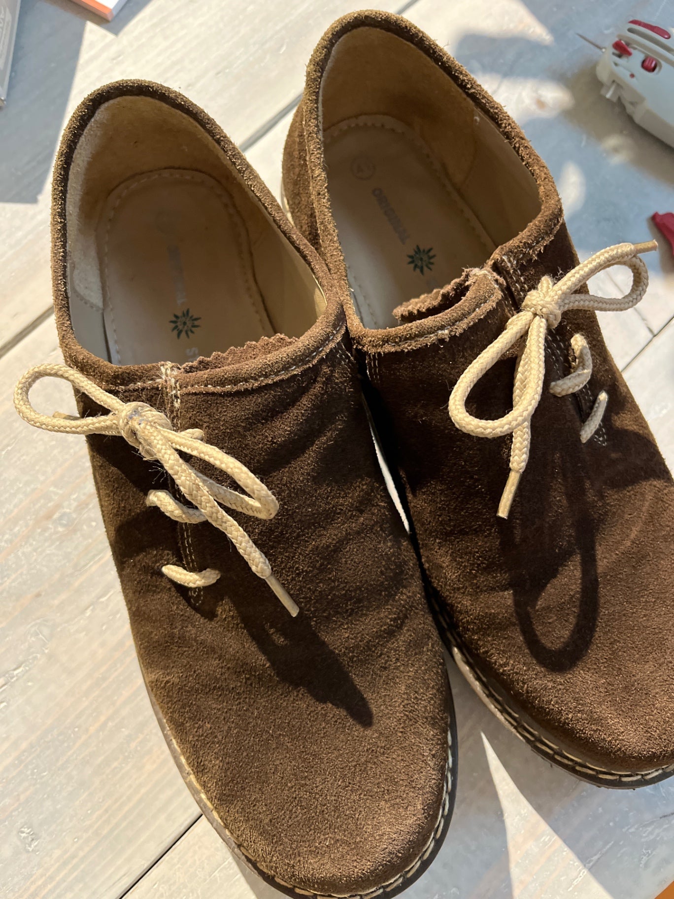 Original Steindl Halbschuhe Braun