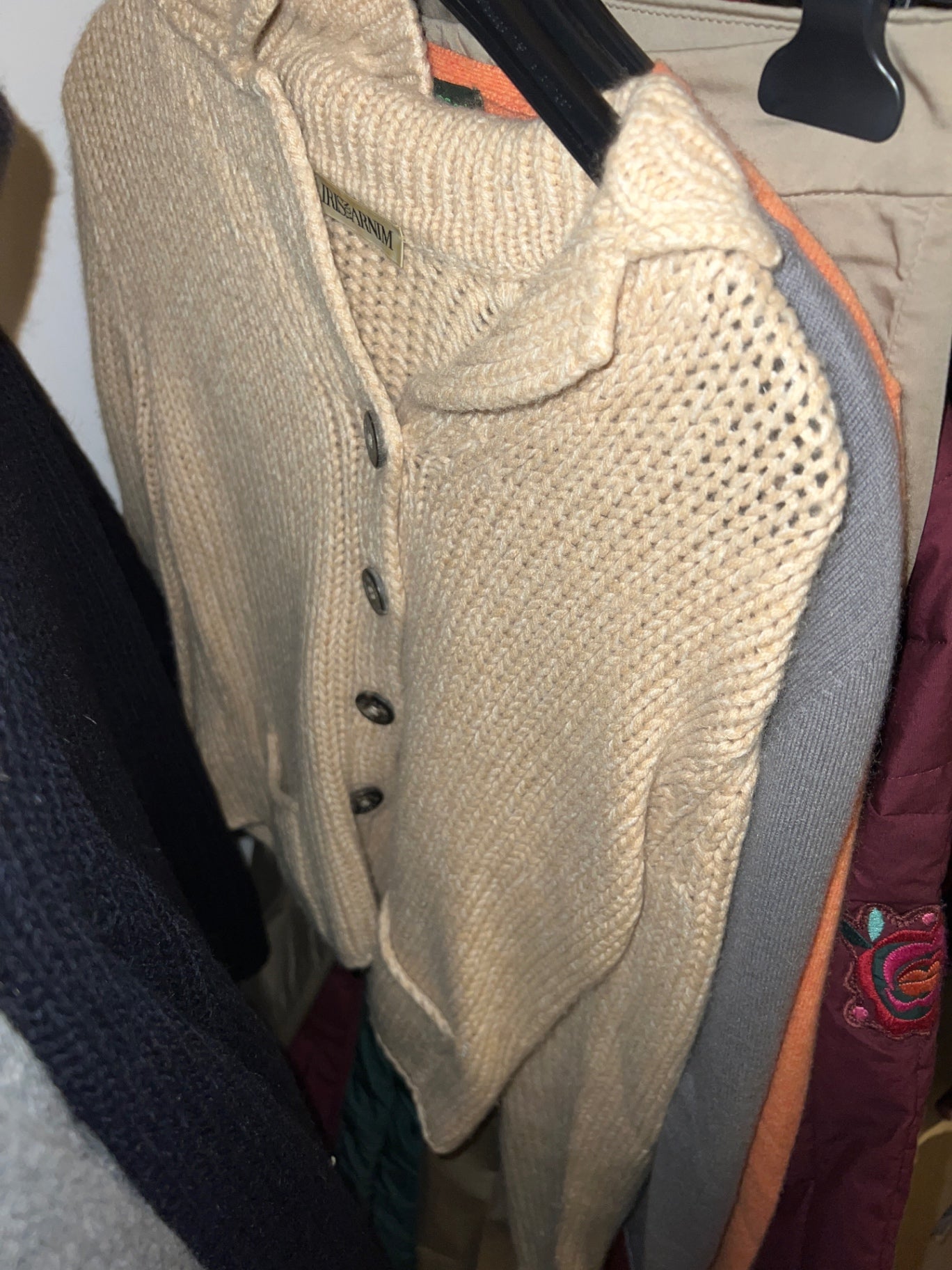 Iris von Arnim Strickjacke Beige