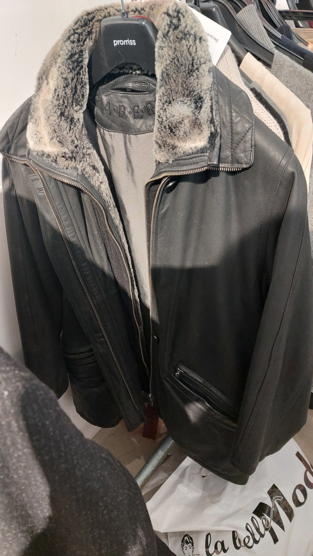 Raber Jacke Schwarz