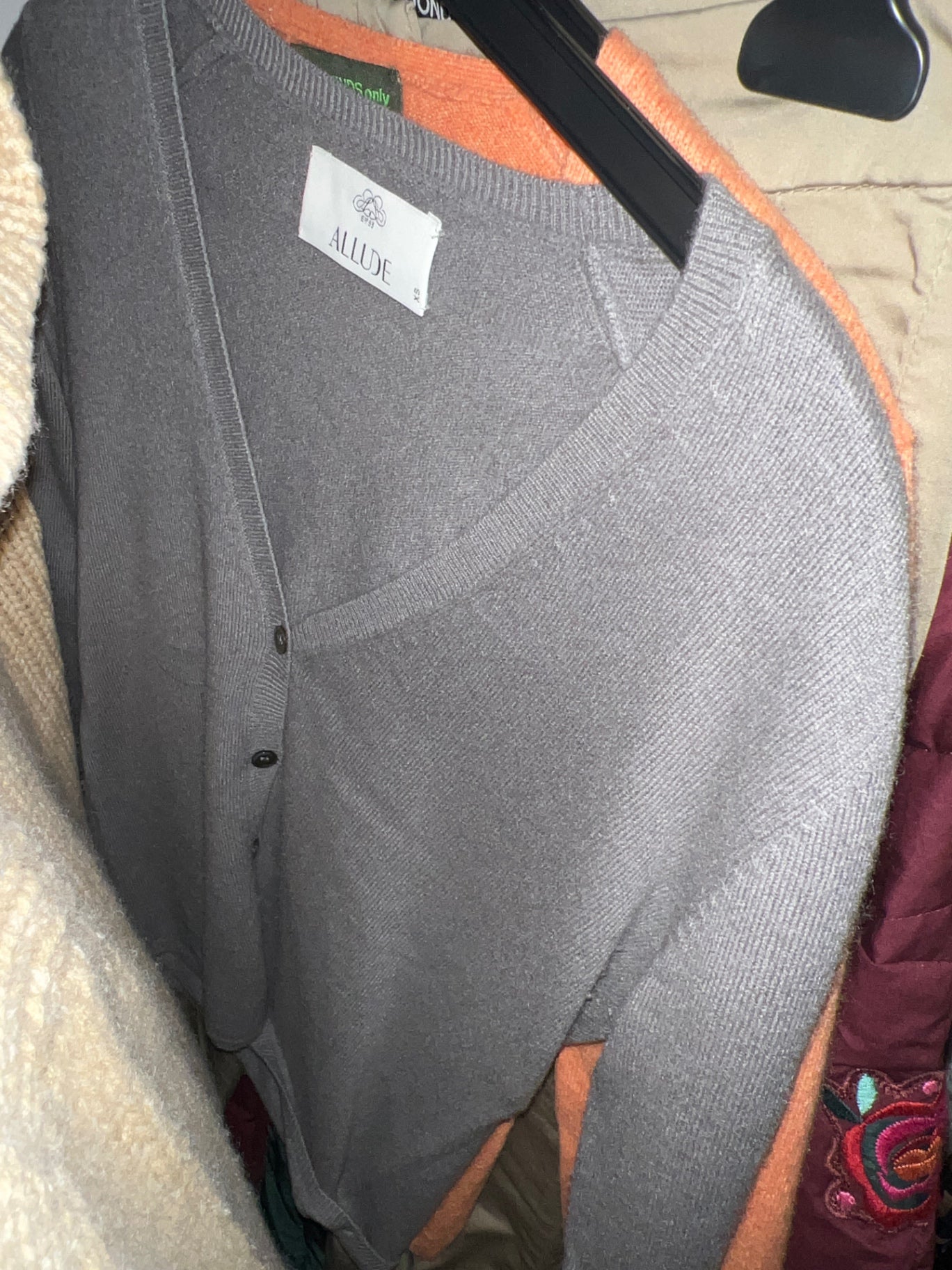 Allude Strickjacke Grau