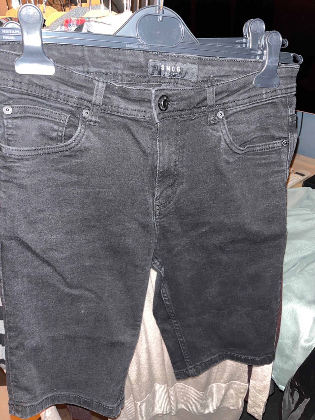 Smog Kurze Hose Schwarz