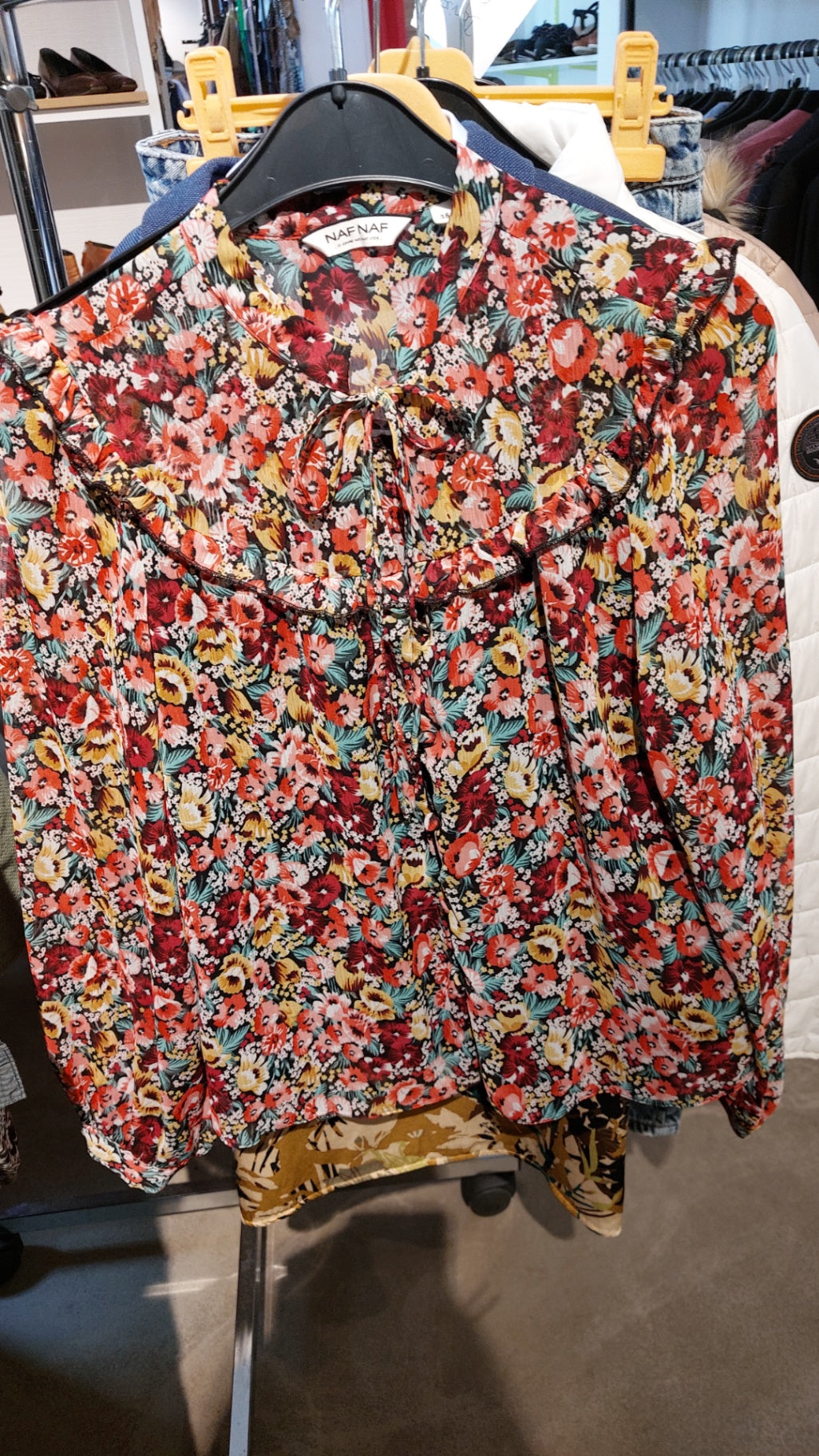 Naf Naf Bluse Mehrfarbig