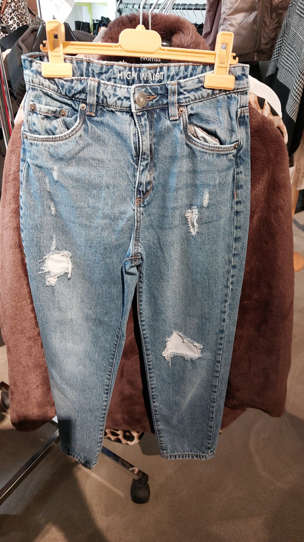 Page one Jeans Blau