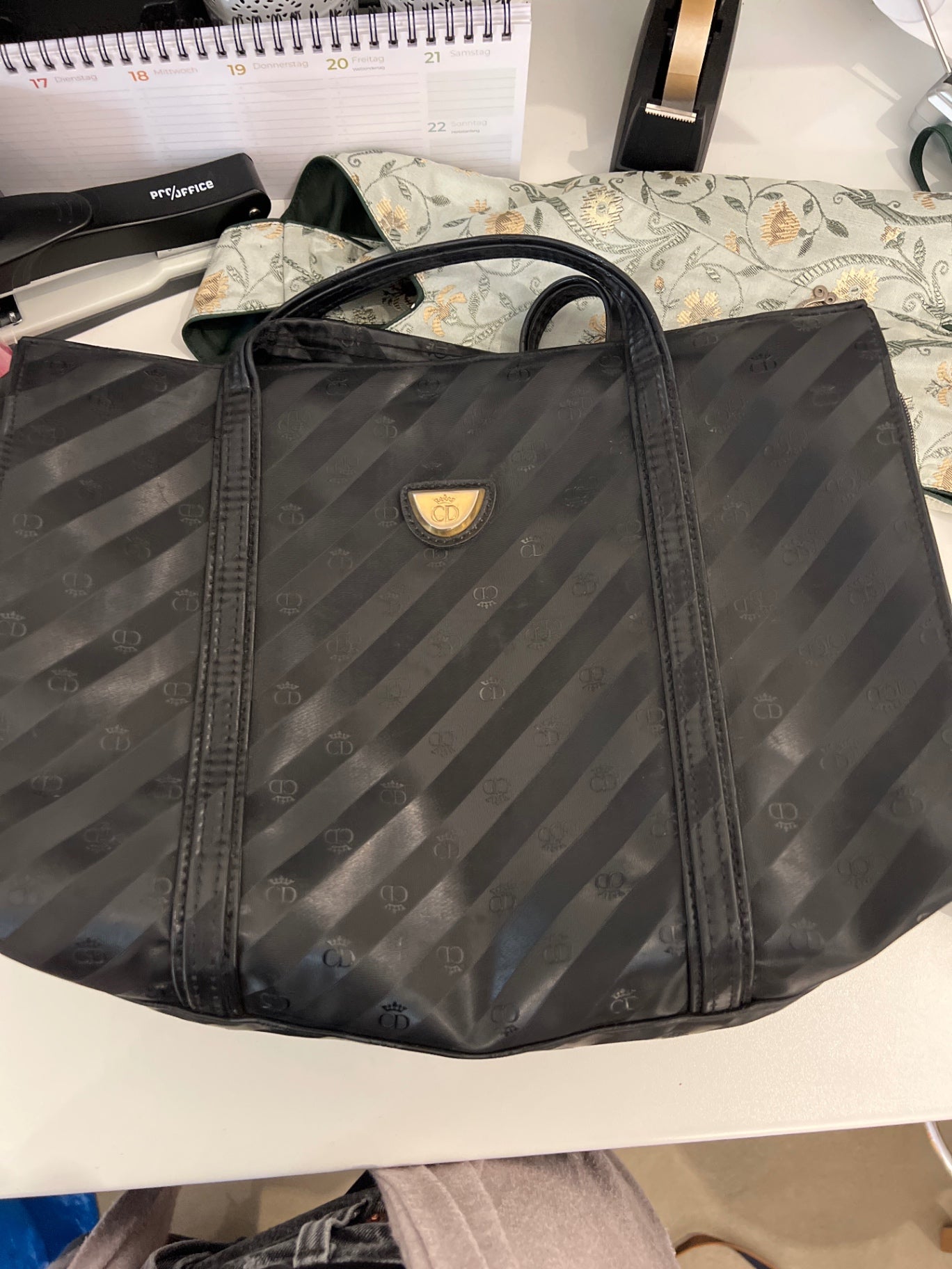 Christian Dior Handtasche Schwarz