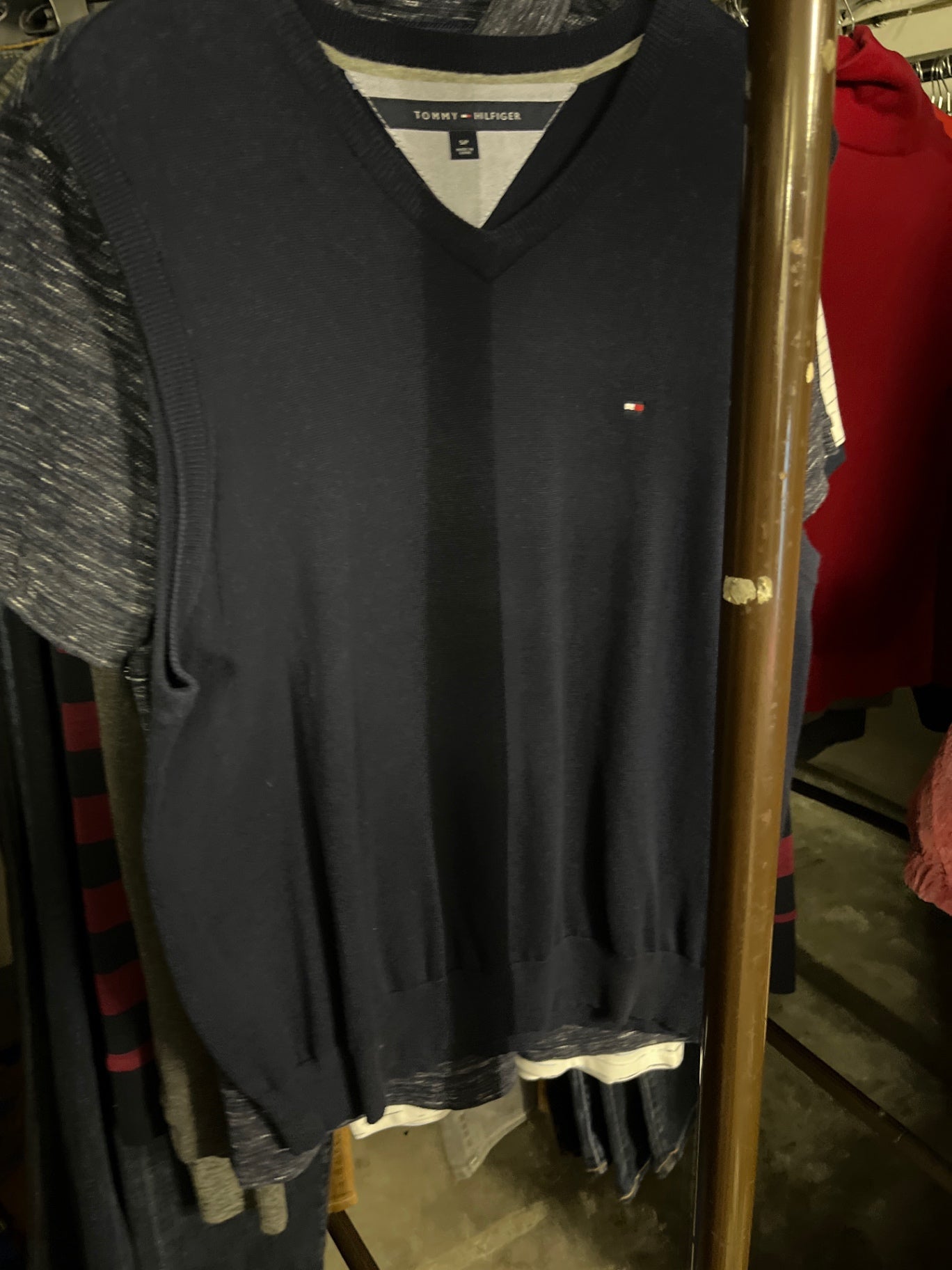 Tommy Hilfiger Pullunder Dunkelblau
