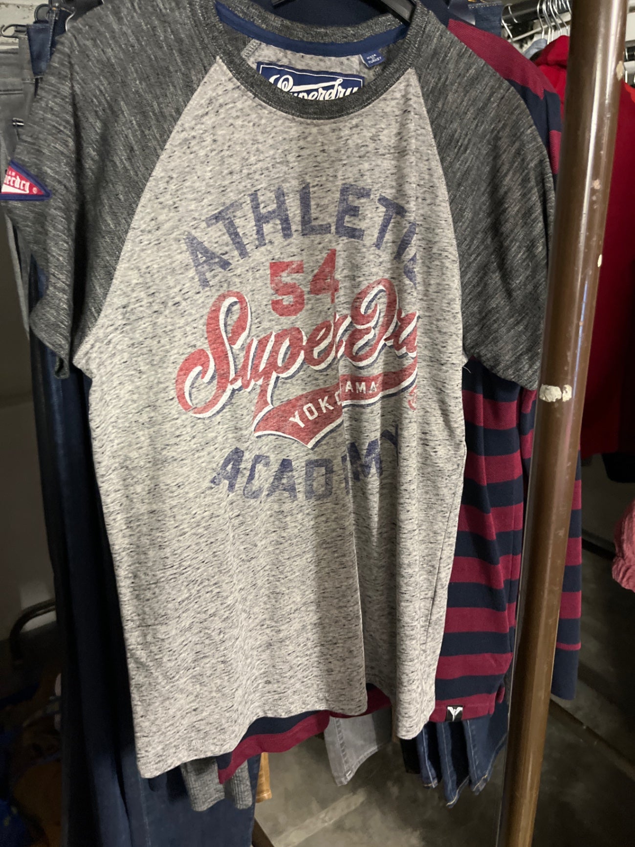 Superdry T-Shirt Grau