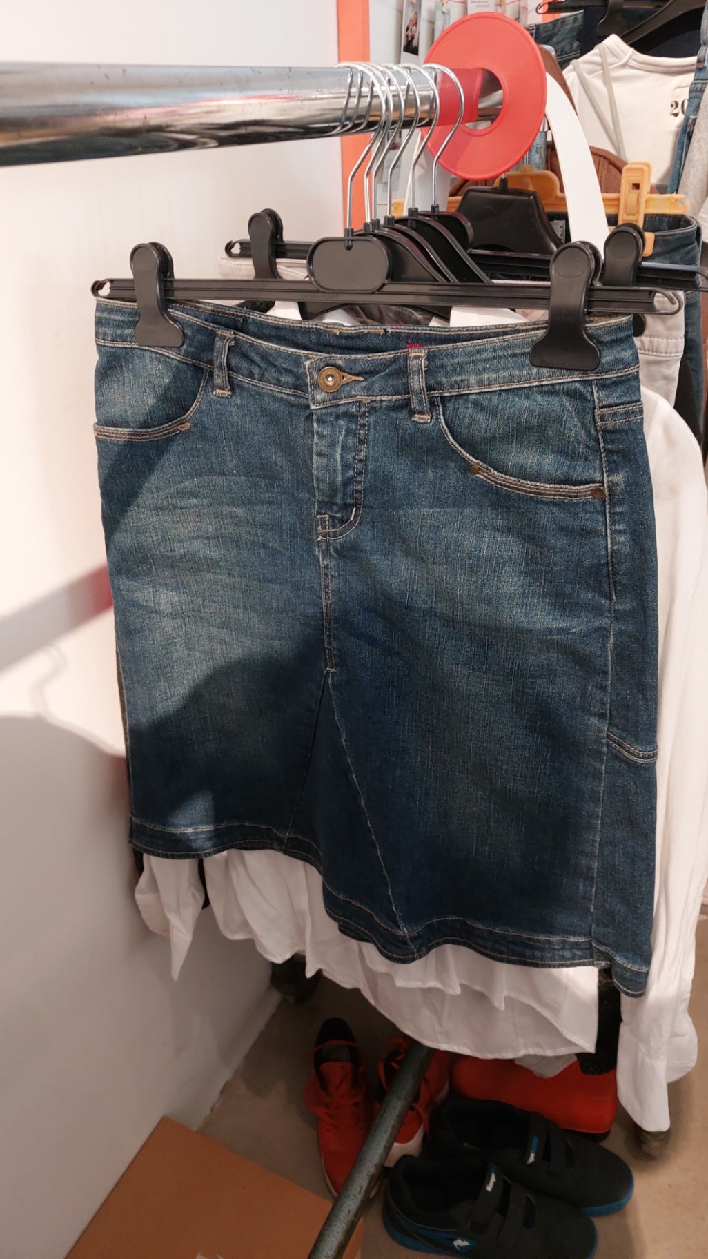 Vero Moda Jeansrock Blau