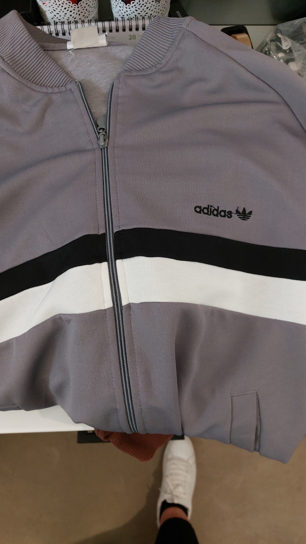 Adidas Trainingsjacke Grau