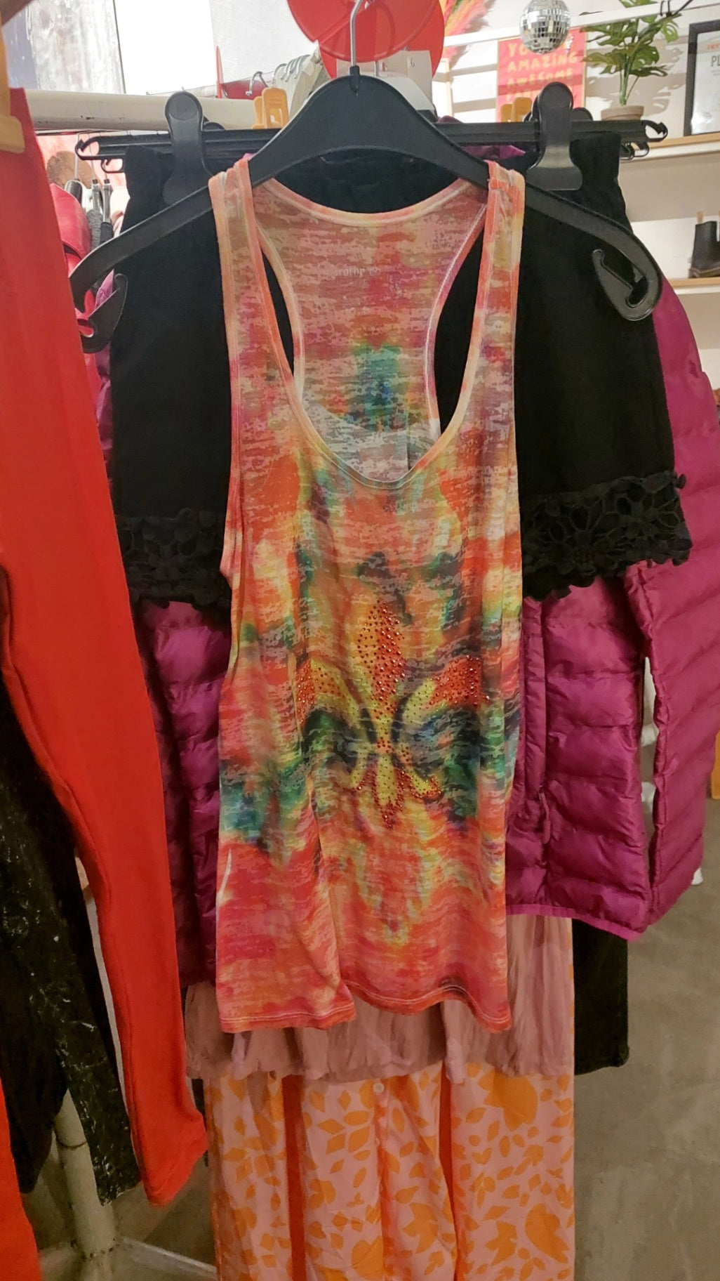 Unbekannt Tanktop Mehrfarbig