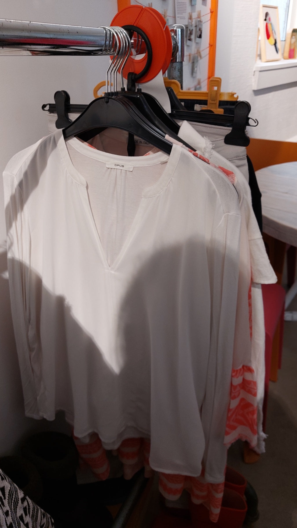 Opus Bluse Weiß