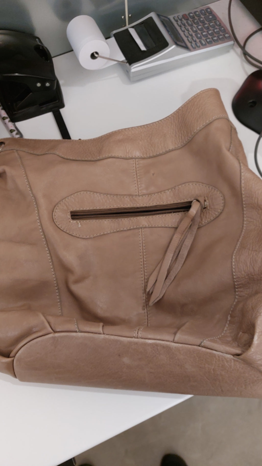 Varese Handtasche Beige / Gebrauchsspuren